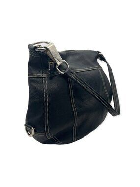 Prada Black Leather Slouchy Hobo Shoulder Bag